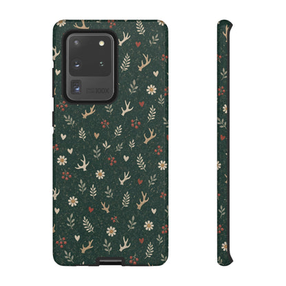 Antler Daisies Evergreen Tough Case