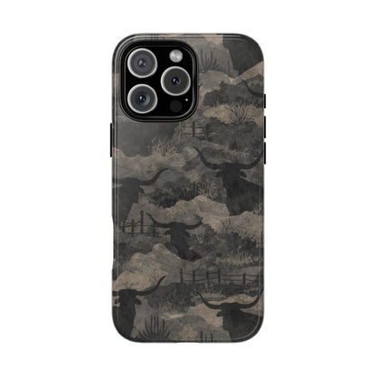 Camo Longhorns Tough Case