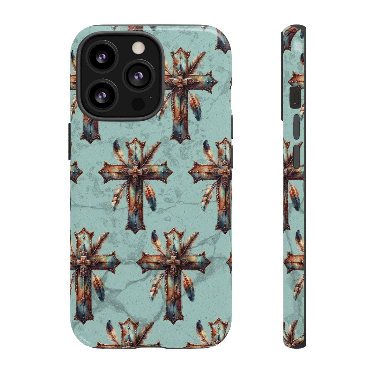 Crosses And Feathers Tough Case