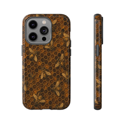 Golden Honeycomb Tough Case