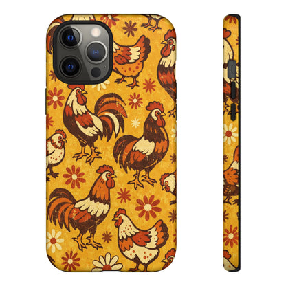 Retro Chickens Tough Case