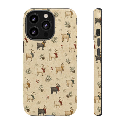 Scarf Goats Tough Case