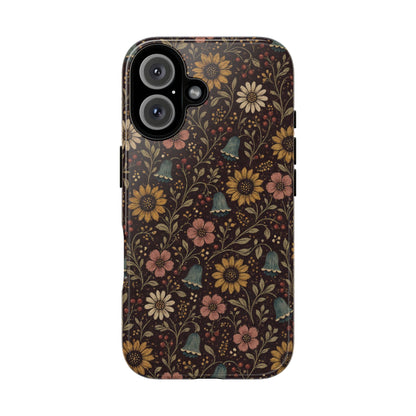 Plum Folk Floral Tough Case