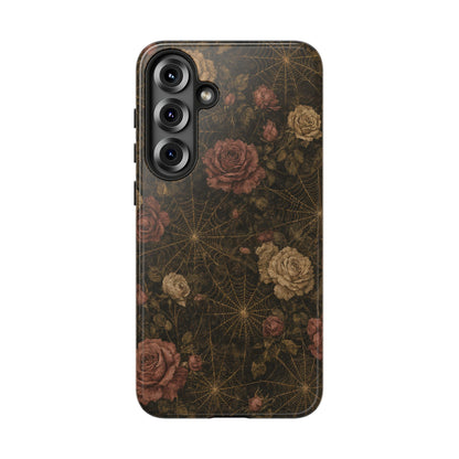 Spiderweb Rose Tough Case
