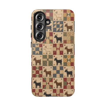 Goat Quilt Tough Case