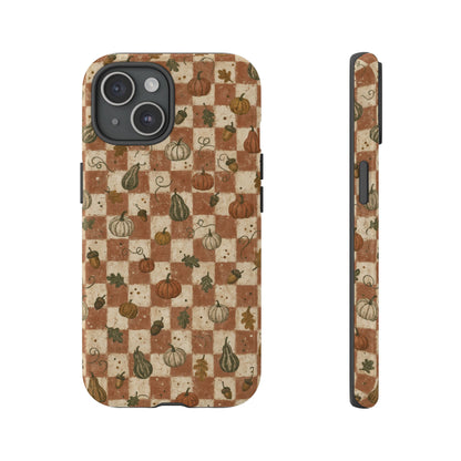 Pumpkin Checker Tough Case