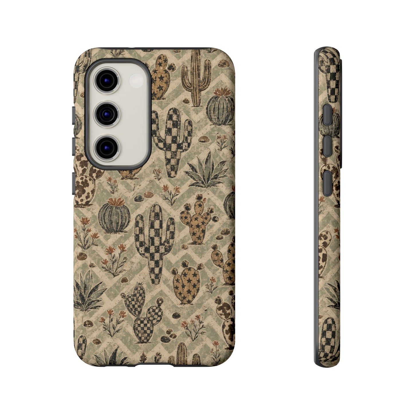 Checkered Cactus Tough Case