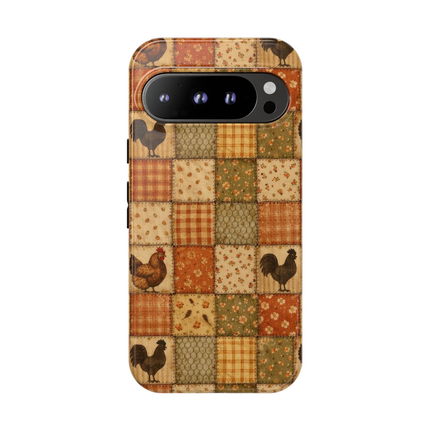 Chickens Patchwork Tough Case