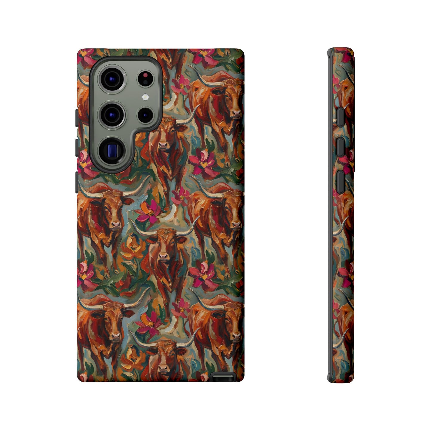 Painted Longhorns Tough Case
