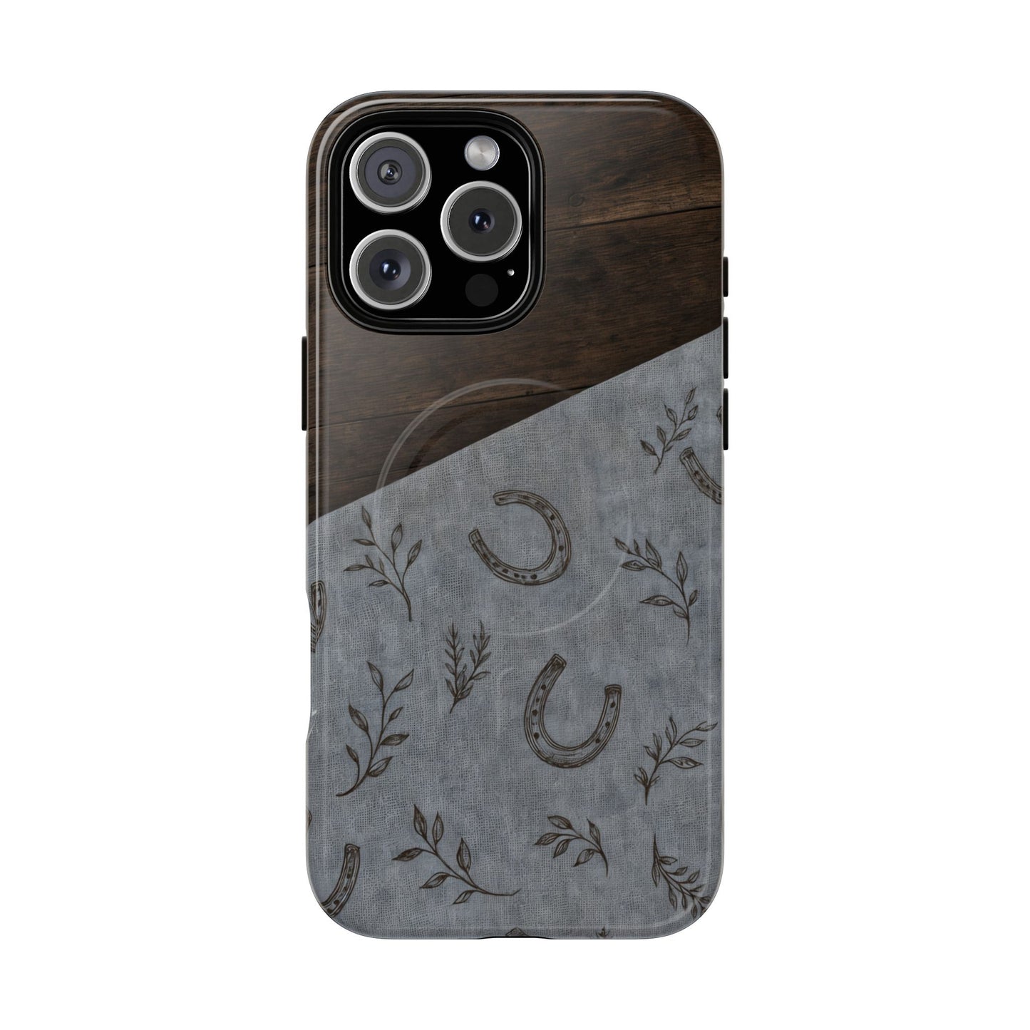Horseshoe Charm Magnetic Case