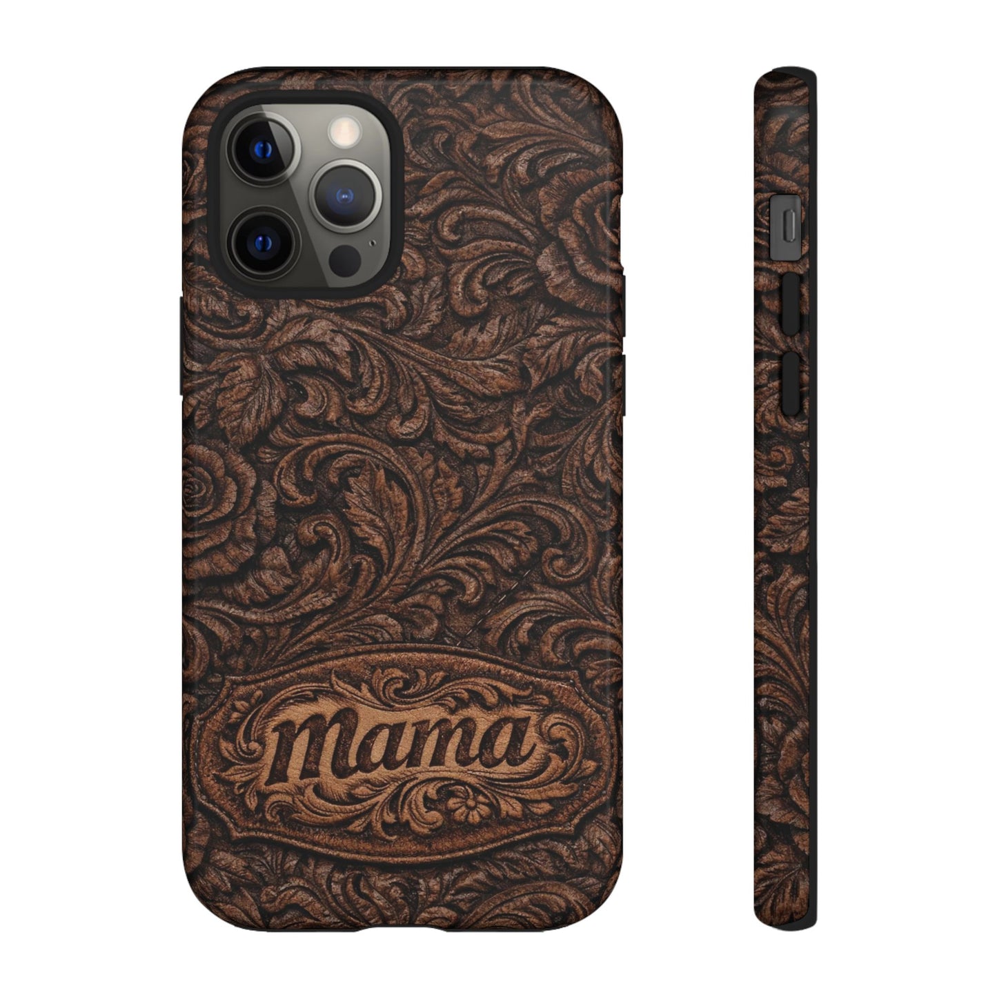 Carved Floral Mama Tough Case