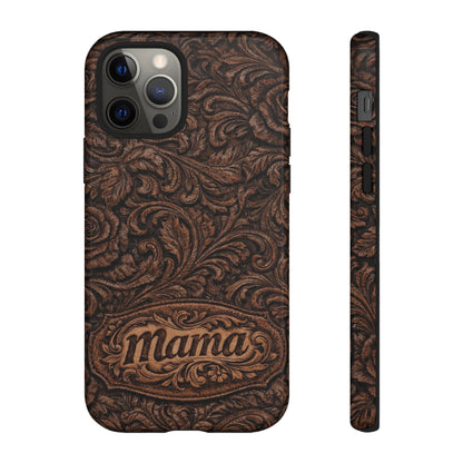 Carved Floral Mama Tough Case