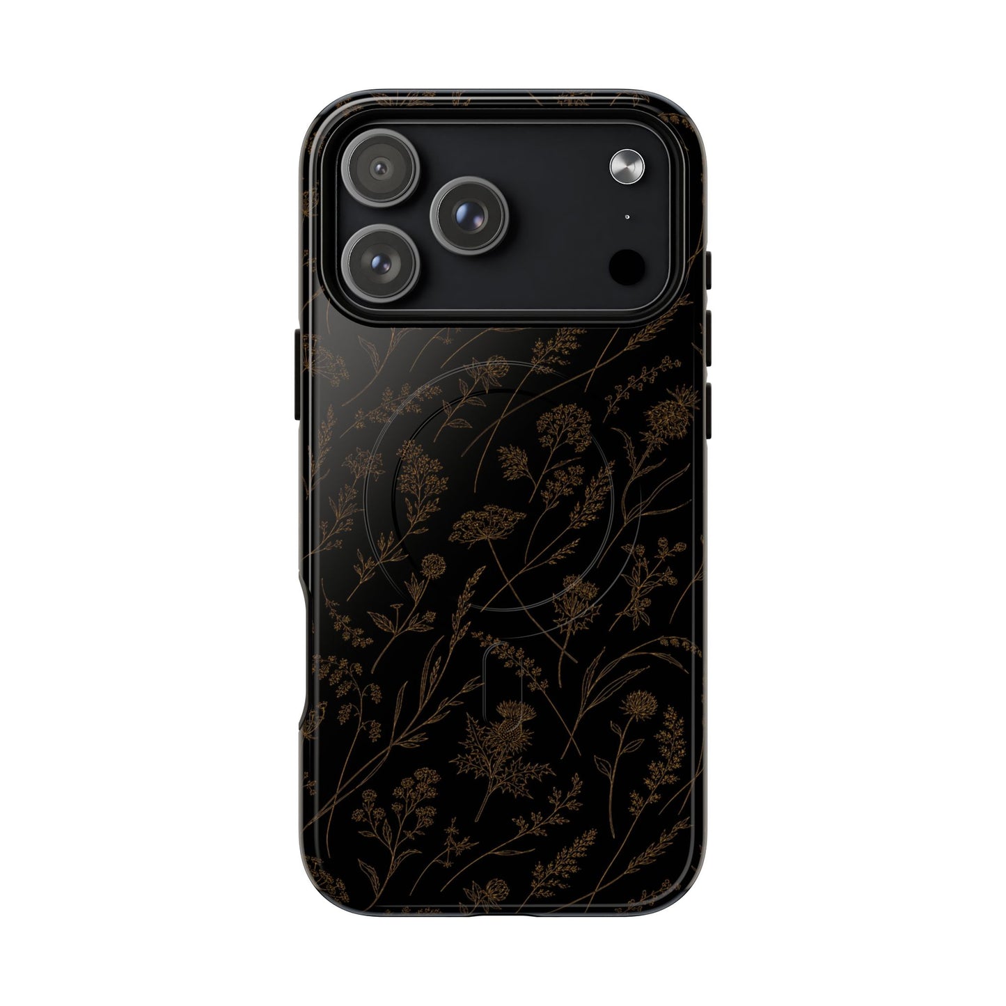 Gold Wildflowers Magnetic Case