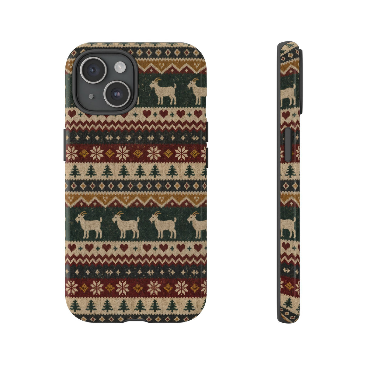 Fair Isle Goats Tough Case