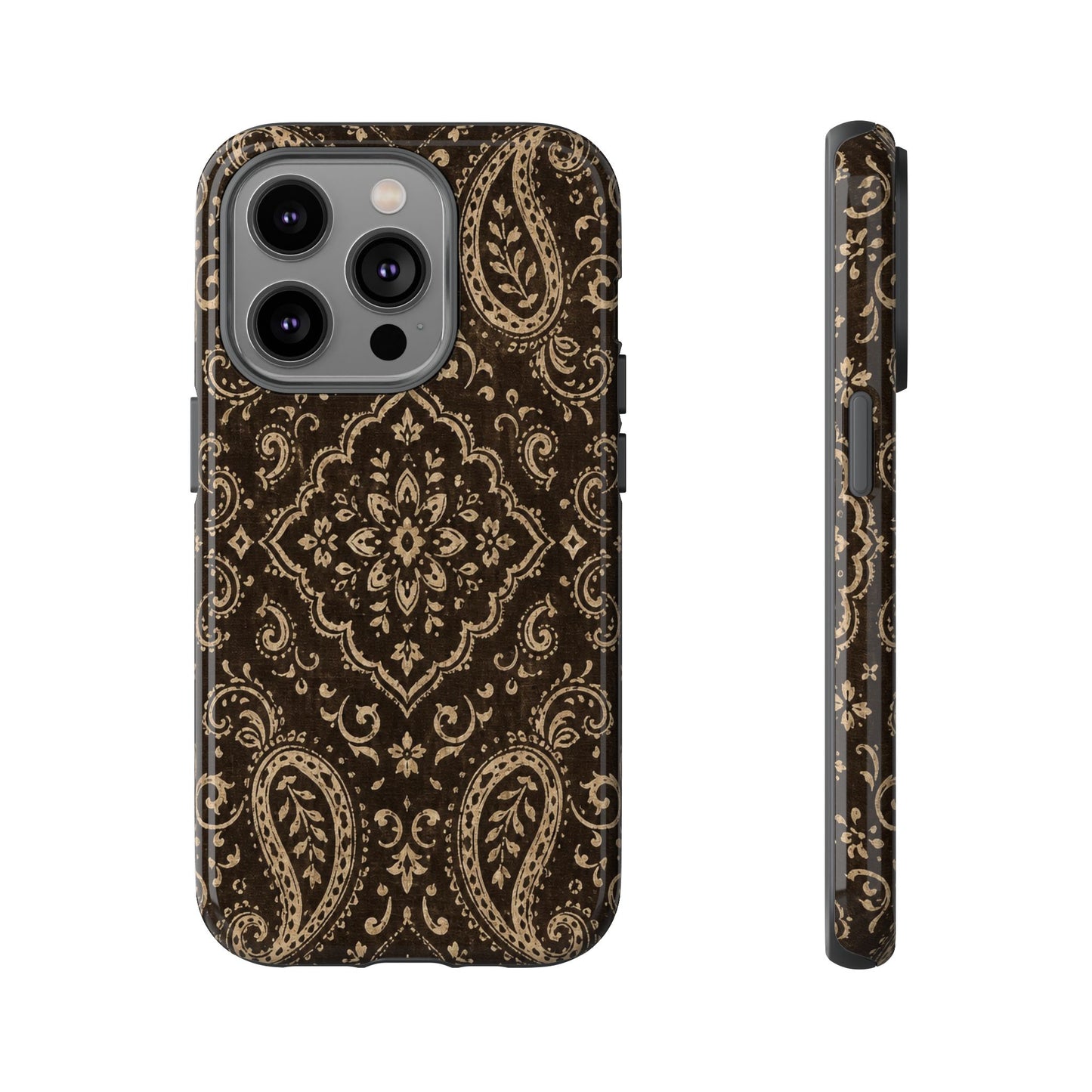 Chocolate Paisley Tough Case