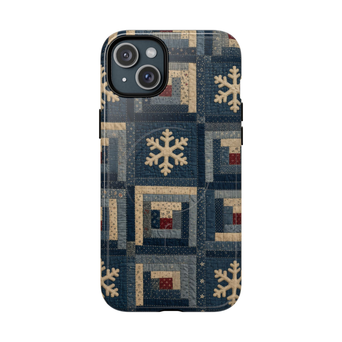 Snowflake Quilt Magnetic Case