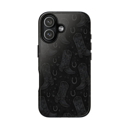 Western Noir Boots Tough Case
