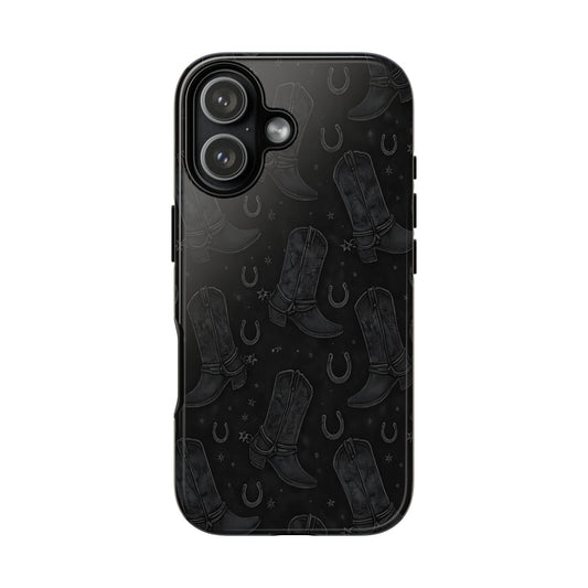 Western Noir Boots Tough Case