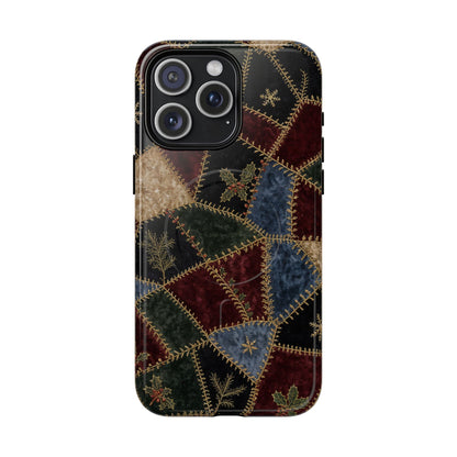 Winter Crazy Quilt Magnetic Case