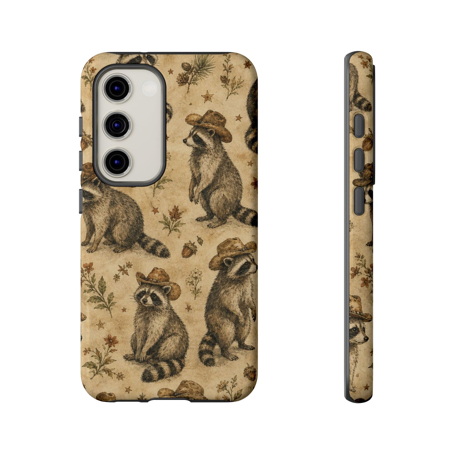 Painted Raccoon Tough Case