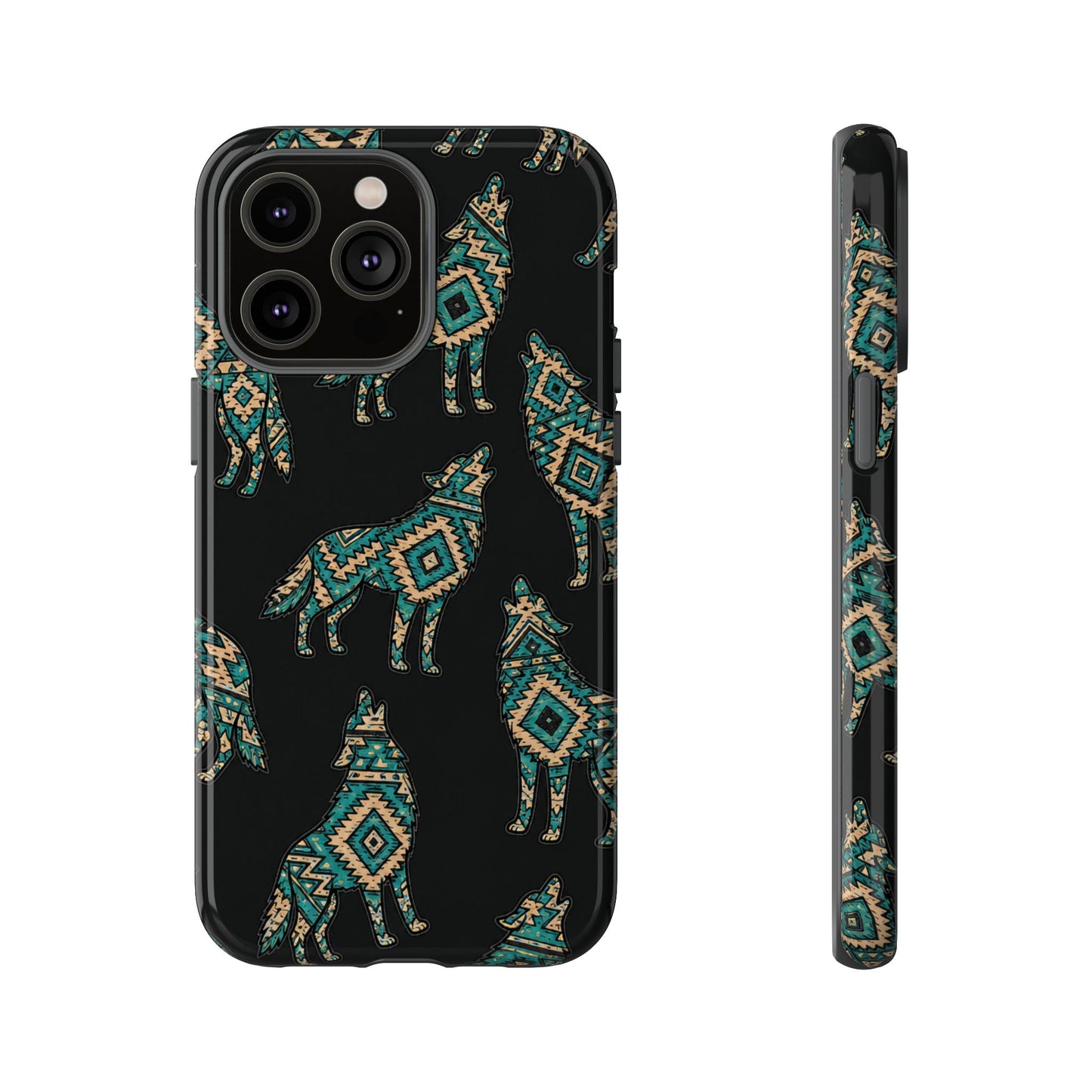 Turquoise Wolf Tough Case