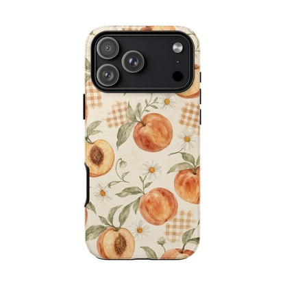Peachy Gingham Tough Case