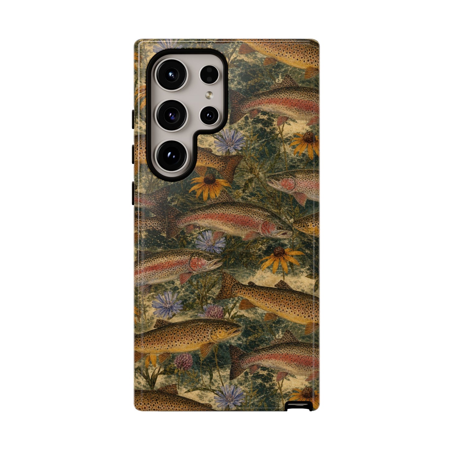 Floral Trout Tough Case