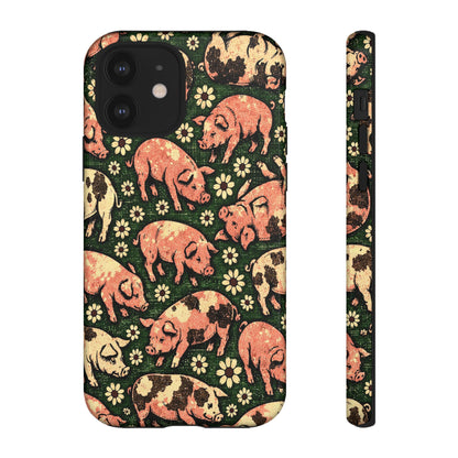 Retro Pigs Tough Case