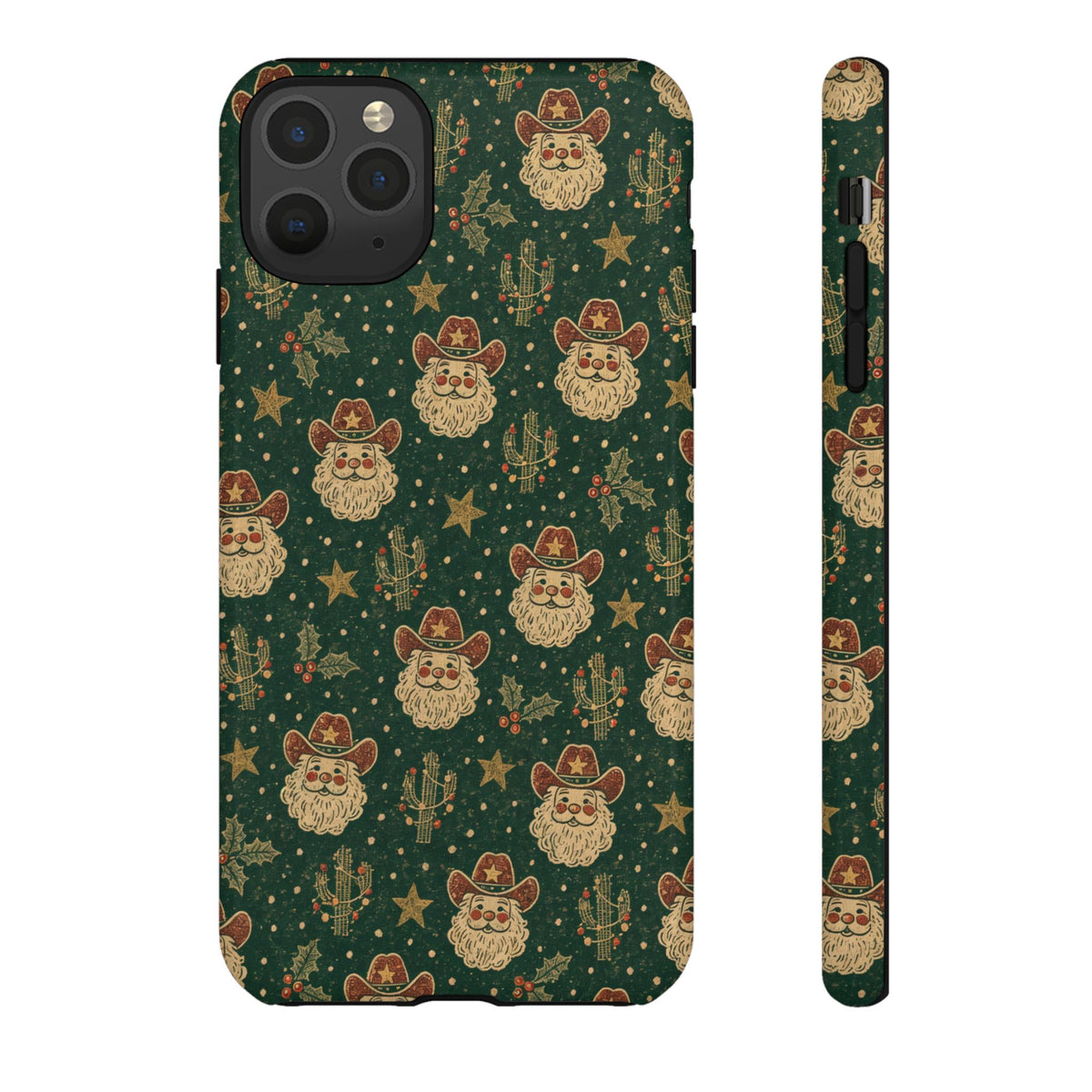 Santa Block Print Tough Case