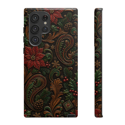 Carved Christmas Paisley Tough Case