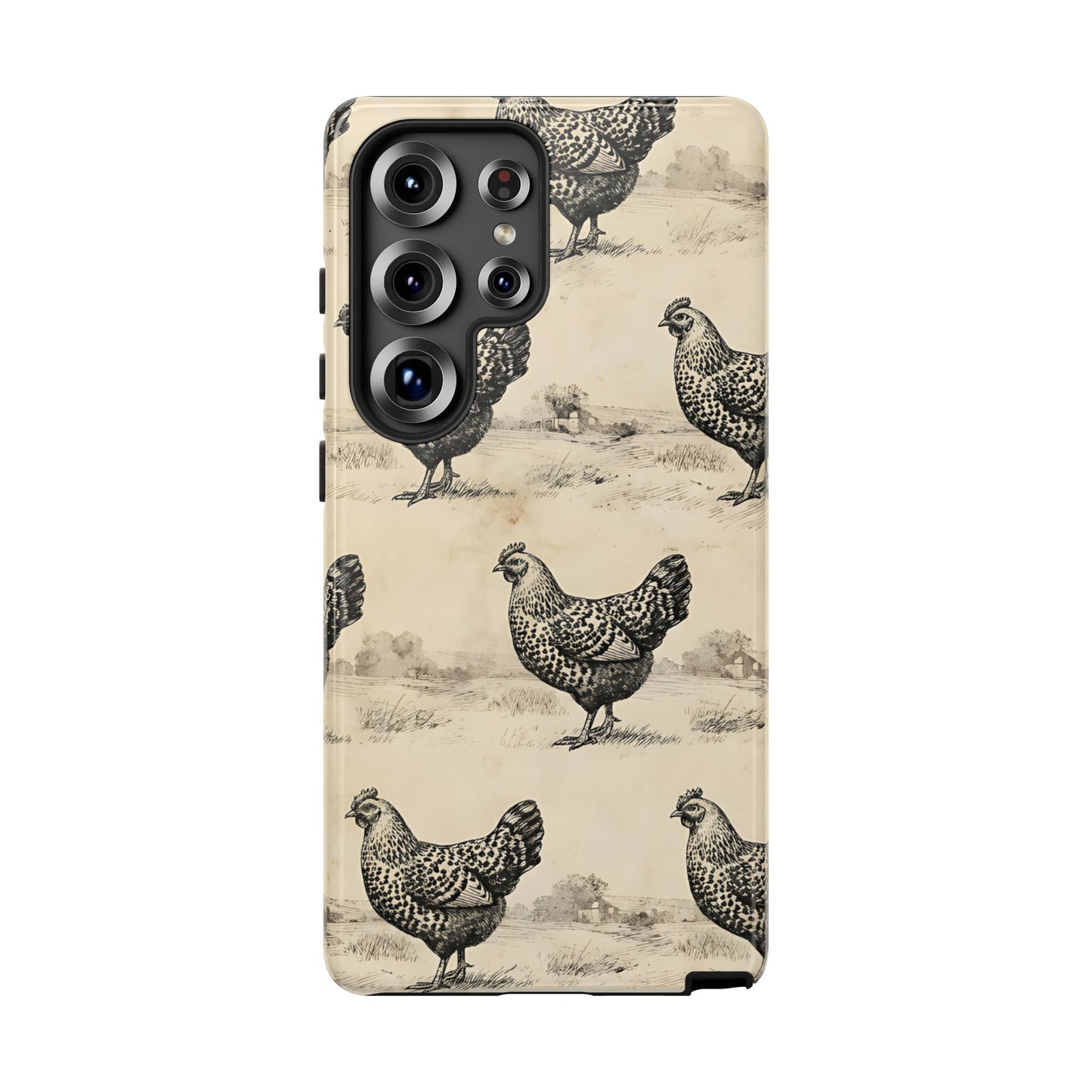 Vintage Chickens Tough Case