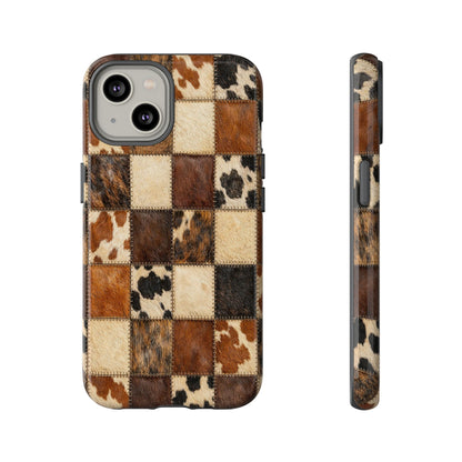 Cowhide Quilt Tough Case
