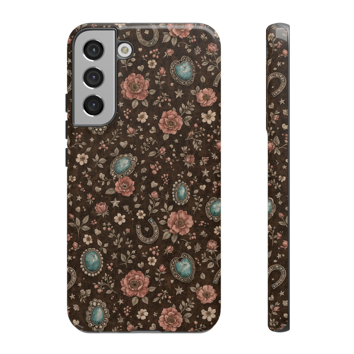 Turquoise Roses Tough Case