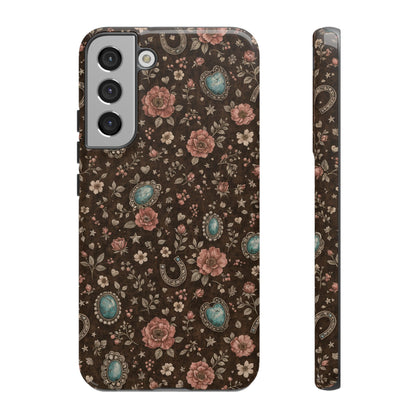 Turquoise Roses Tough Case