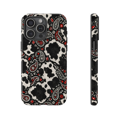 Paisley Cowhide Tough Case