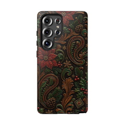 Carved Christmas Paisley Tough Case