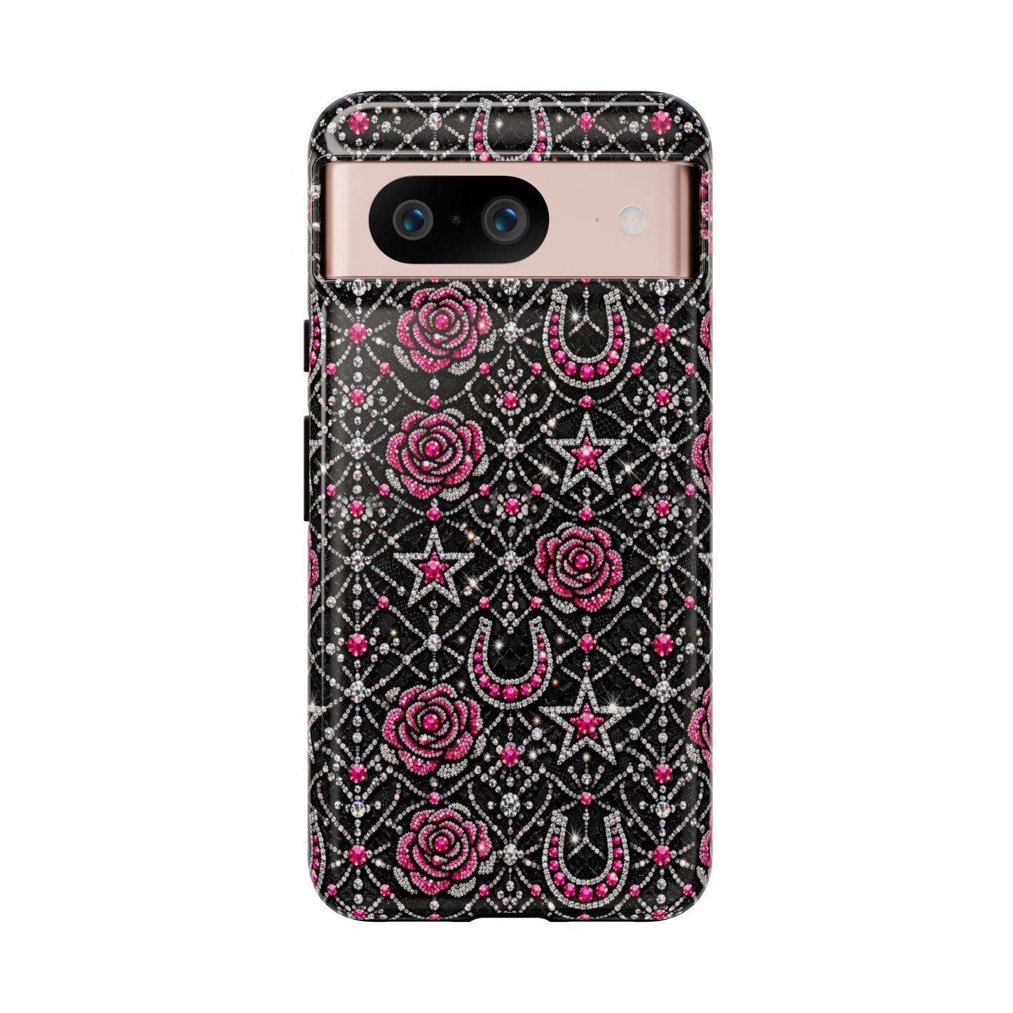 Rhinestone Rose Tough Case
