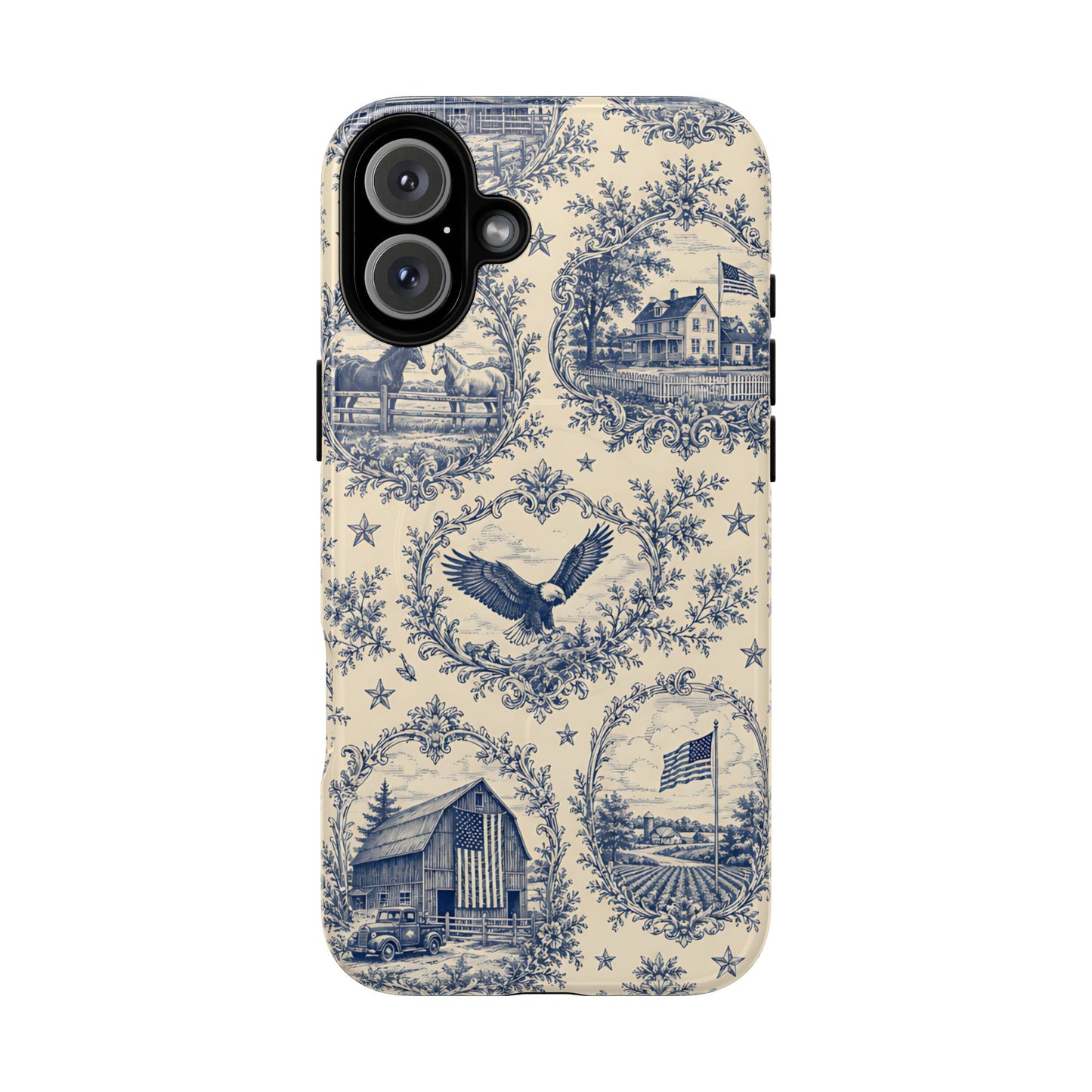 USA Toile Magnetic Case