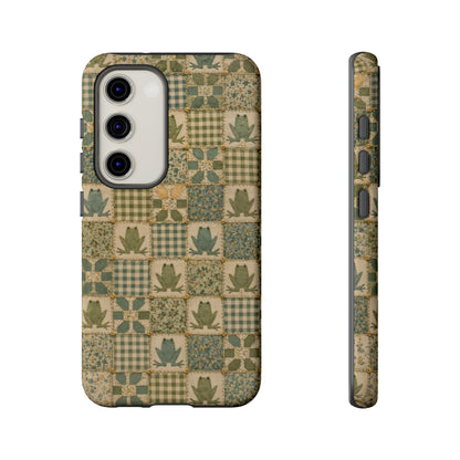 Frog Quilt Tough Case