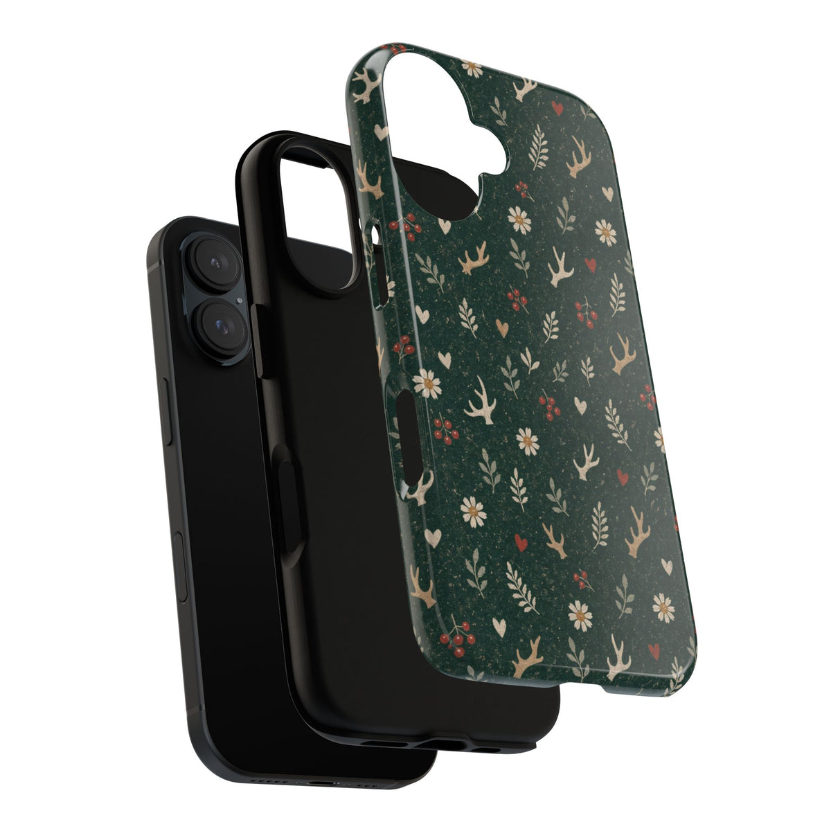 Antler Daisies Evergreen Tough Case