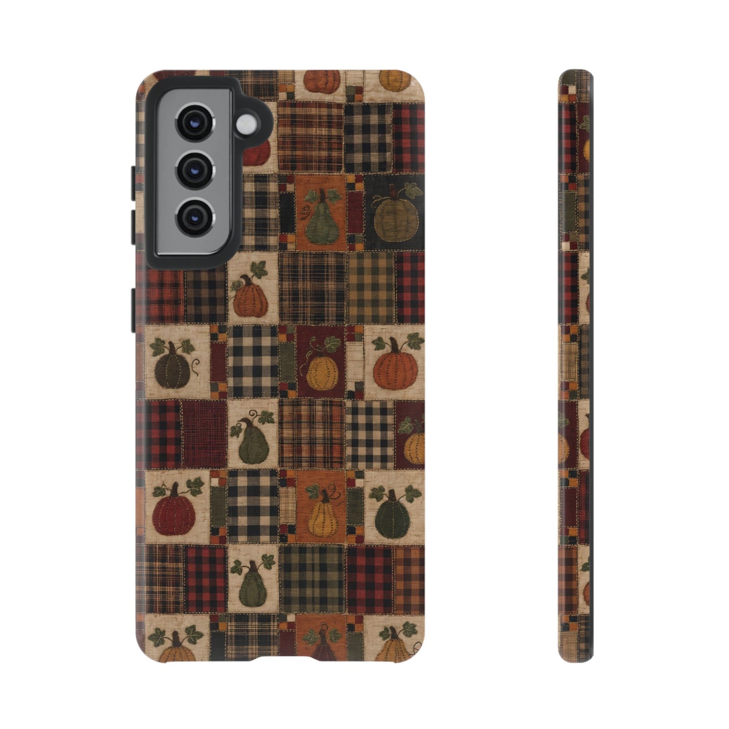Plaid Pumpkin Tough Case