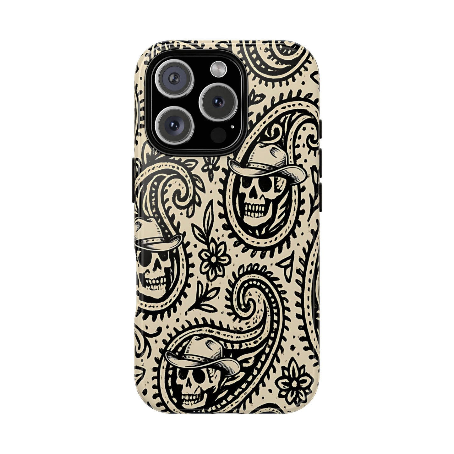 Cowboy Skull Paisley Tough Case