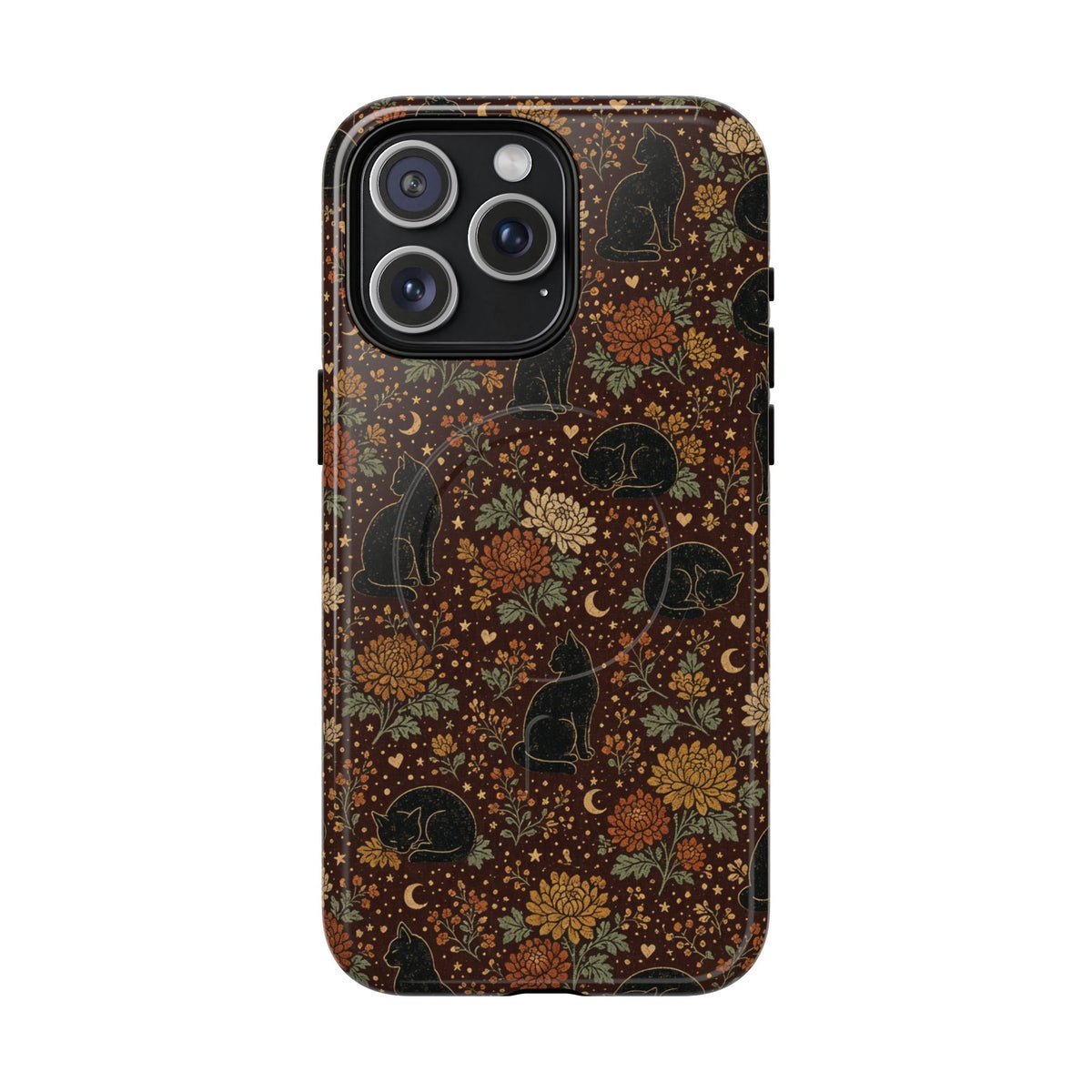 Chrysanthemum Cats Magnetic Case