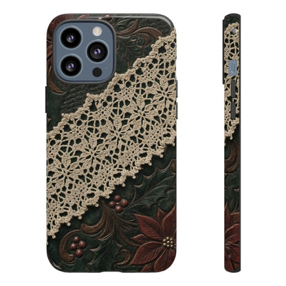 Poinsettia Lace Tough Case