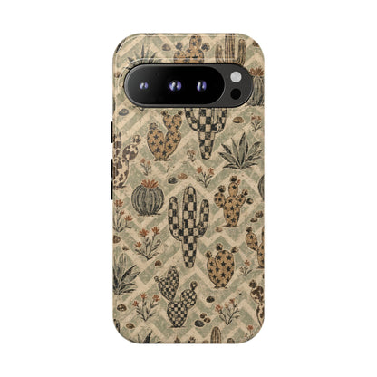 Checkered Cactus Tough Case