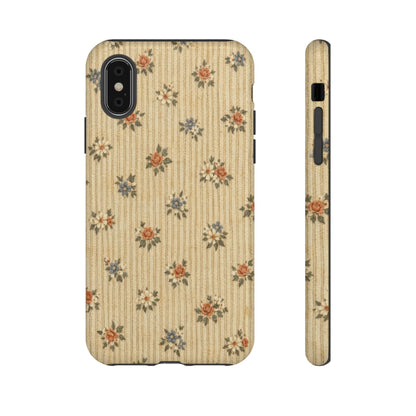 Striped Floral Tough Case
