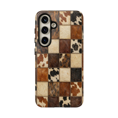 Cowhide Quilt Tough Case