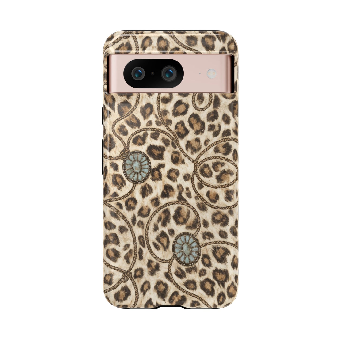 Leopard Rope Conchos Tough Case