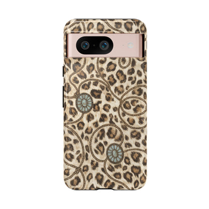Leopard Rope Conchos Tough Case