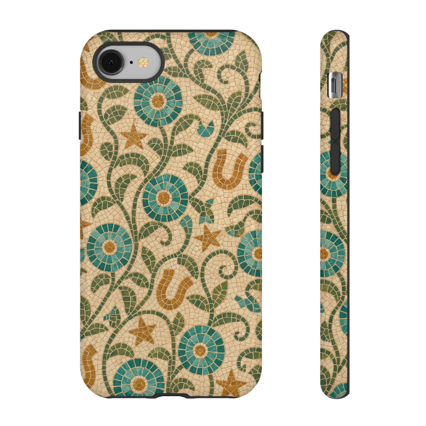 Turquoise Horseshoe Mosaic Tough Case
